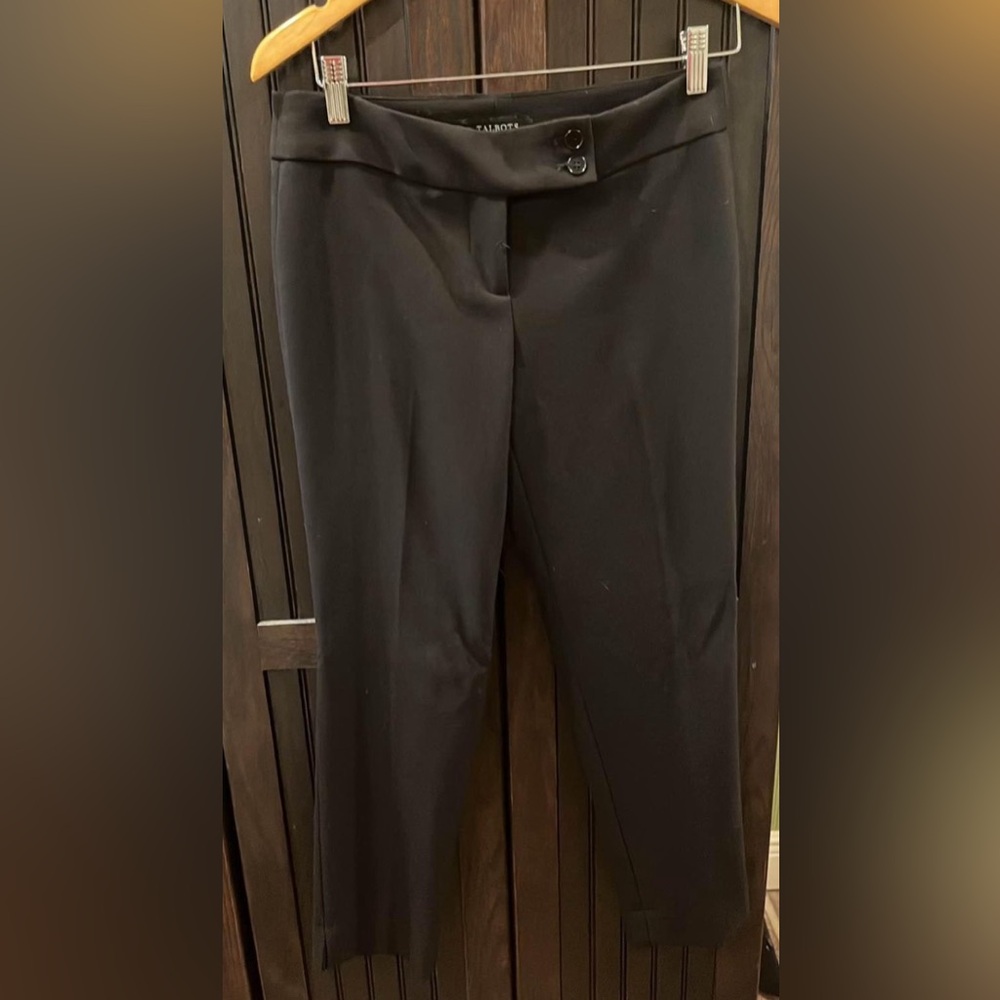 Talbot’s Black Capri Pants Size 4 Petite